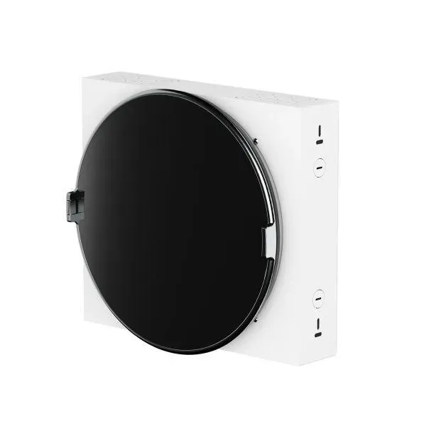 Корпус artshell round встраиваемый силовой круглый 16 модулей чёрное стекло ekf EKF ARTSHELL-R-16P-CB