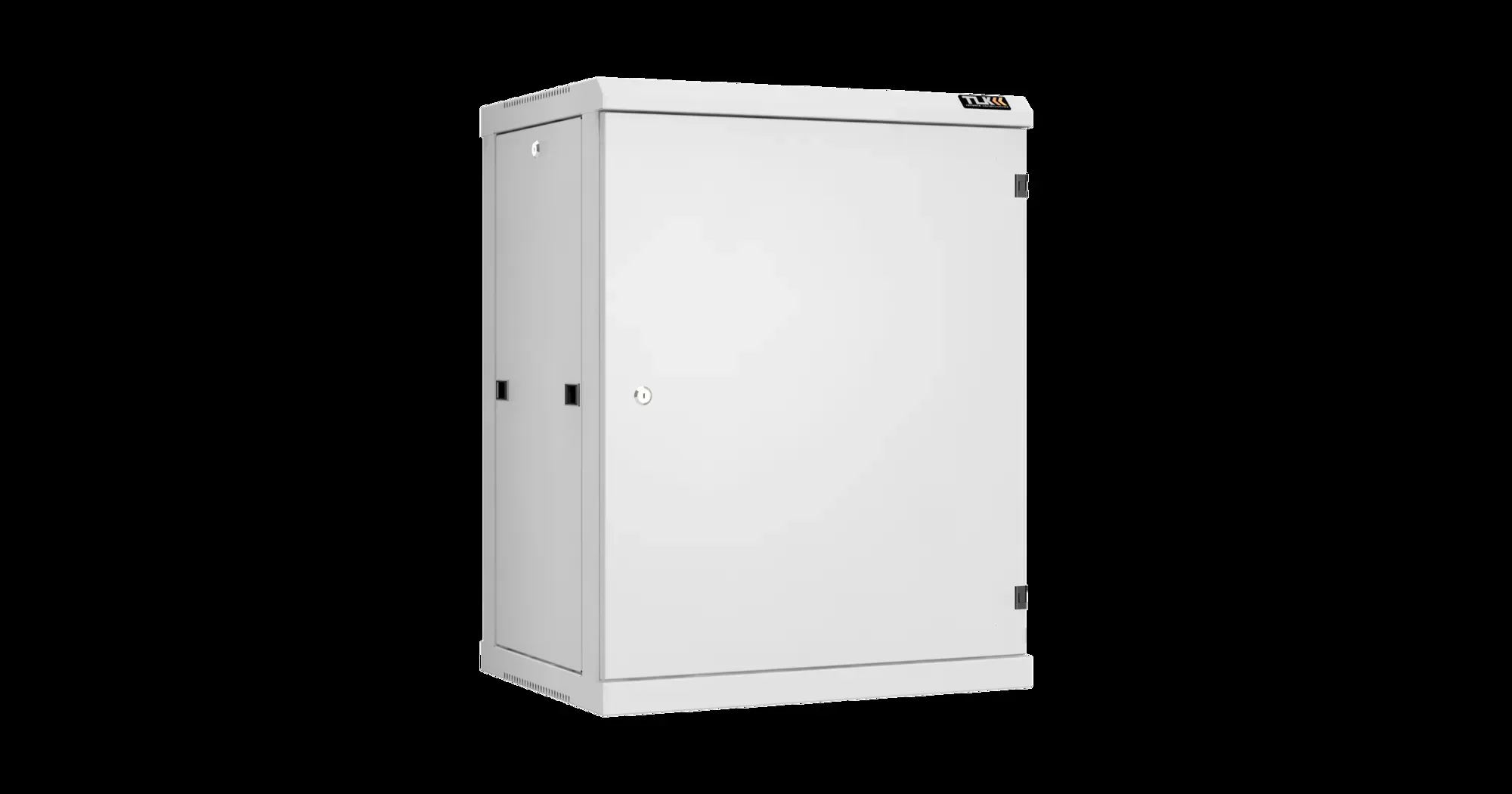 Шкаф настенный разбор 19д 15u металлическая дверь ш600хв770хг450мм серый TLK TWC-156045-R-M-GY