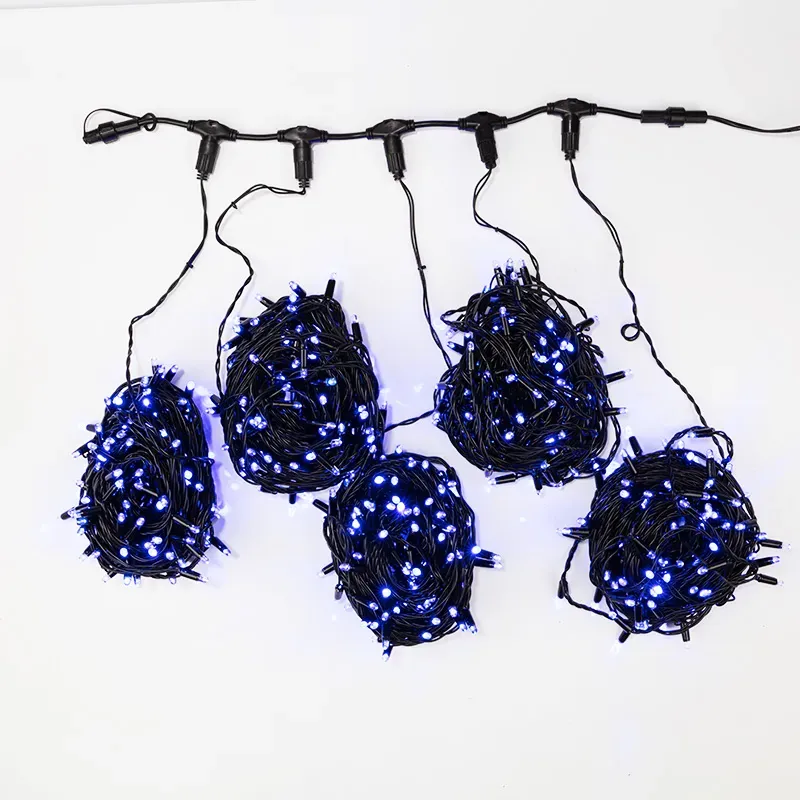 Гирлянда LED ClipLight 24 V, 5 нитей по 20 м, диодов Синий Neon-Night 323-503