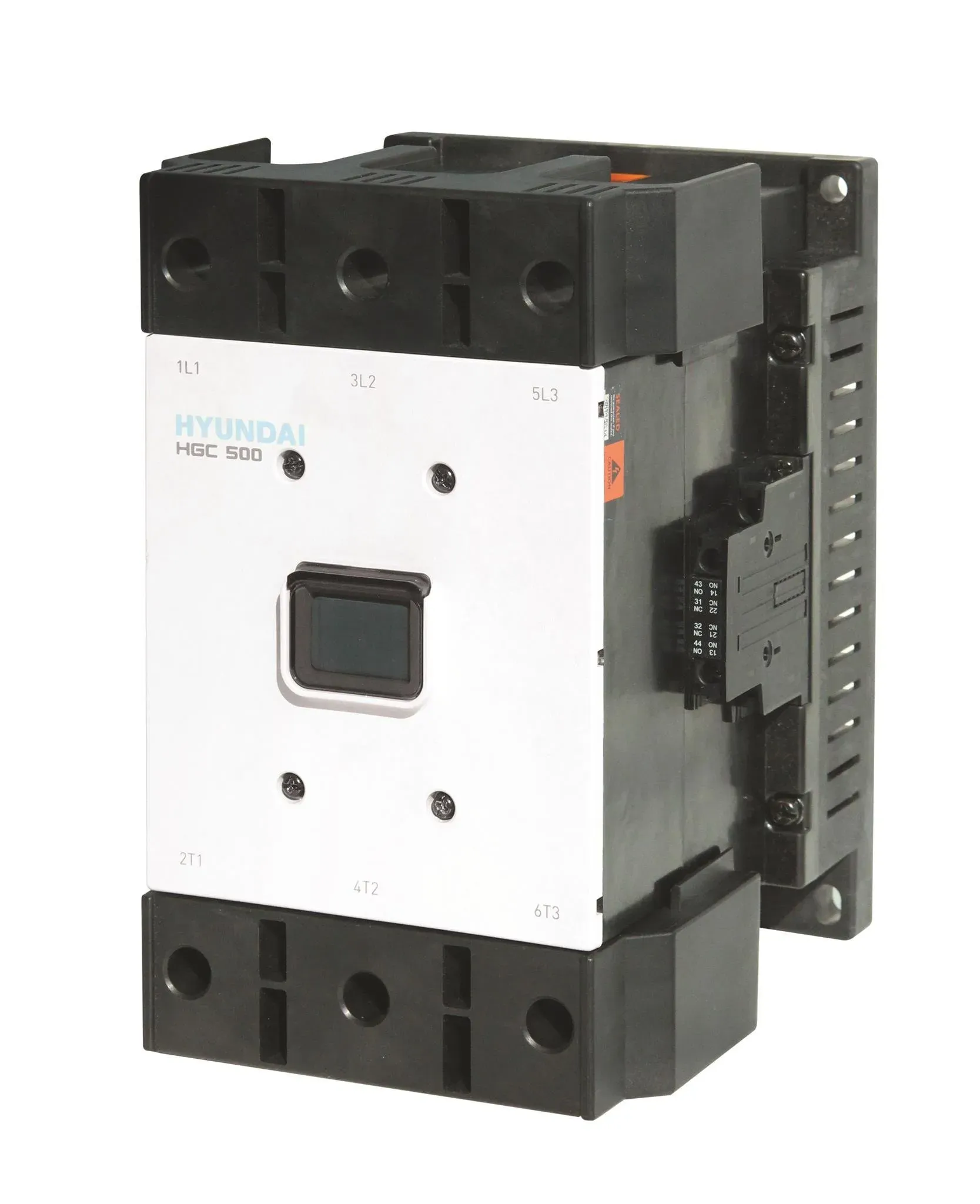 Магнитный контактор HGC500 22NS F220 500А 250 кВт при АС3 (380-440В) кат. 100-240В АC 110-220 DC 2НО+2НЗ Элком 13.01.01.000564