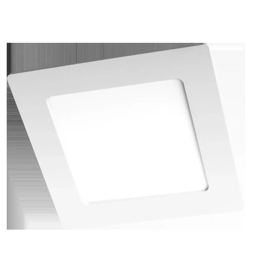 Светильник светодиодный ДВО-9w 6500K 600 Лм IP40 WH 145мм встраиваемый квадрат JazzWay 5008281A