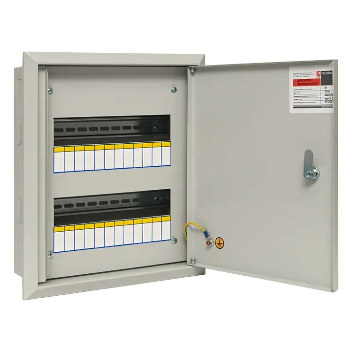 Щит распределительный встраиваемый щрв-24з ip30 390х340х120 с замком EKF MB11-24