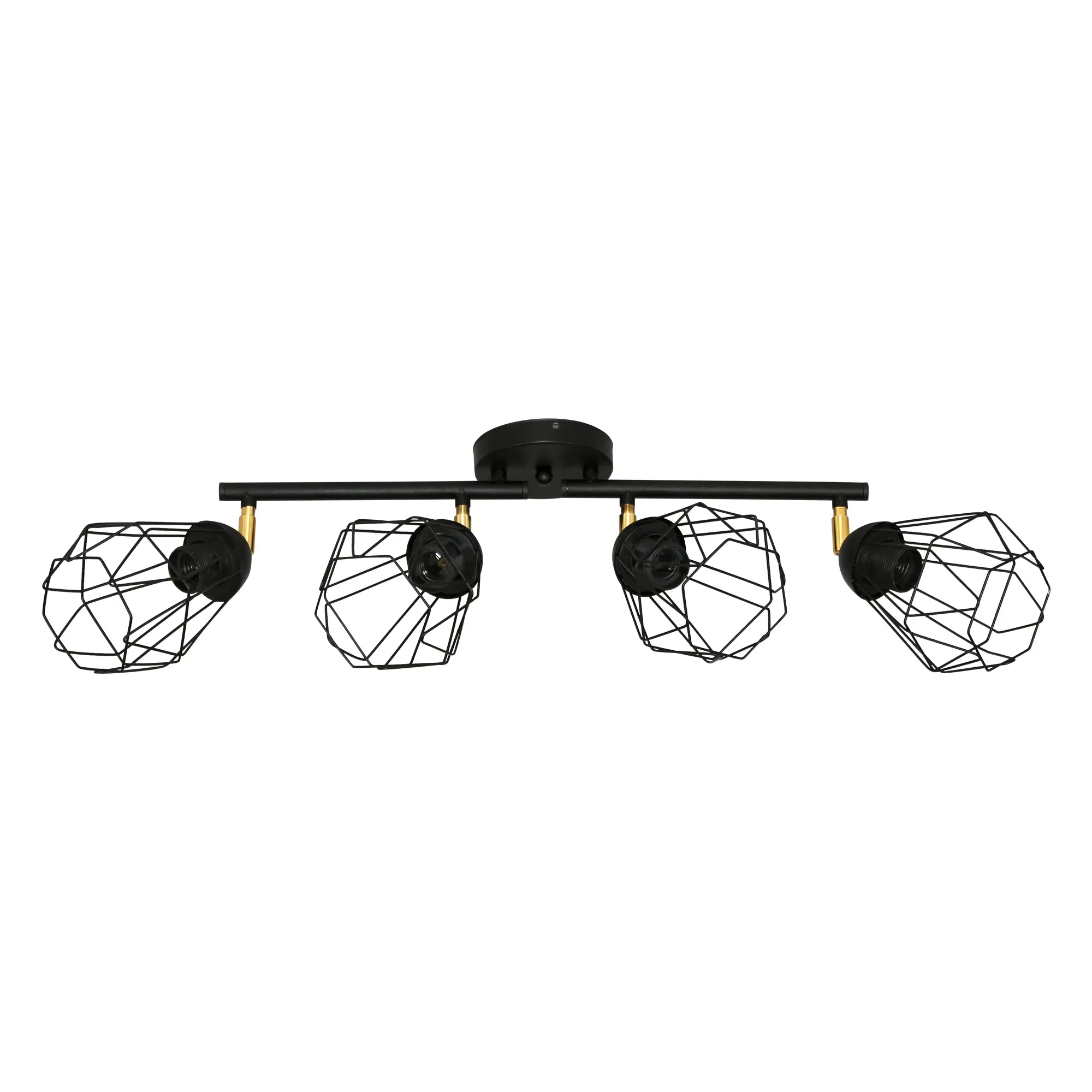 Светильник Кристаль 141 черн. муар НПБ 01-4х60-129 Е27 потолочный ЭЛЕТЕХ 1005405217