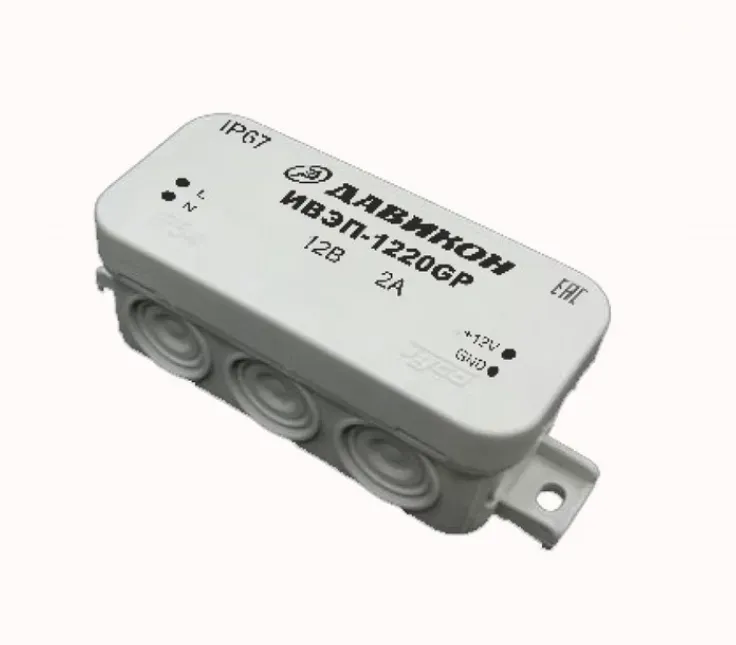 Источник вторичного электропитания 12В 2А Давикон ИВЭП-1220GP