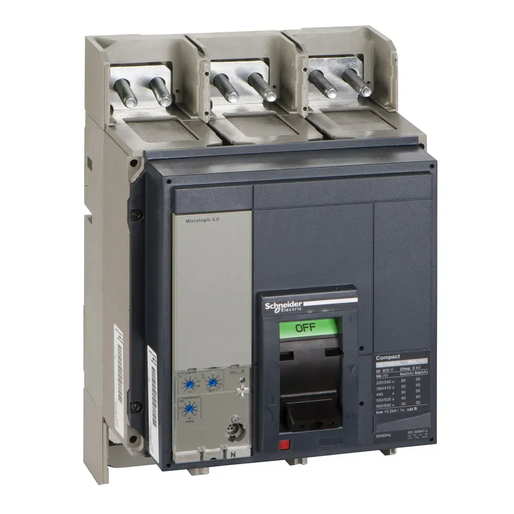 Выключатель NS1000 N 3p + MicroLogic 2.0 в сборе Dekraft 33472