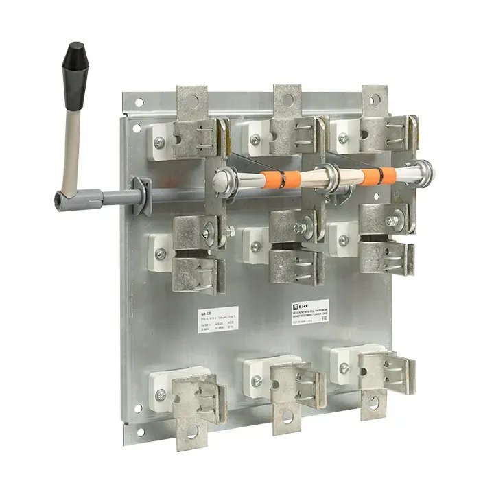 Разъединитель-предохранитель РПБ-6 630А левый привод, без ППН Basic EKF rpb-r-630l