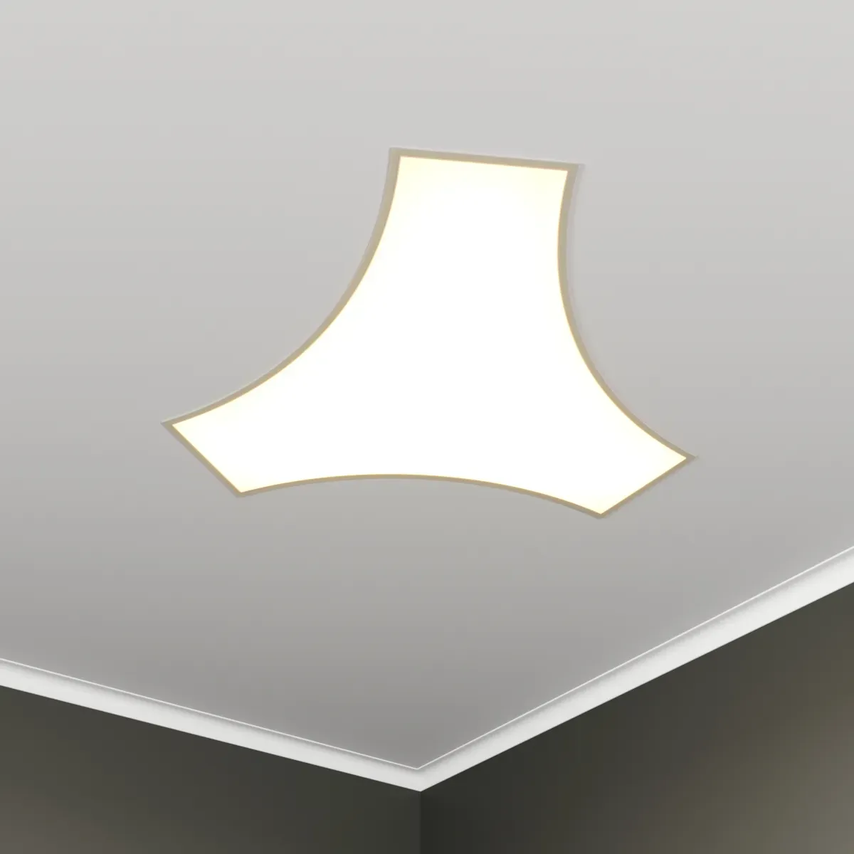 Светильник светодиодный RVE-LBX-TANGO-566-VG (Многогранник 566х646х110мм 24Вт встраиваемый под шпаклевку 4000K Белый) RVElektro RVE00003649