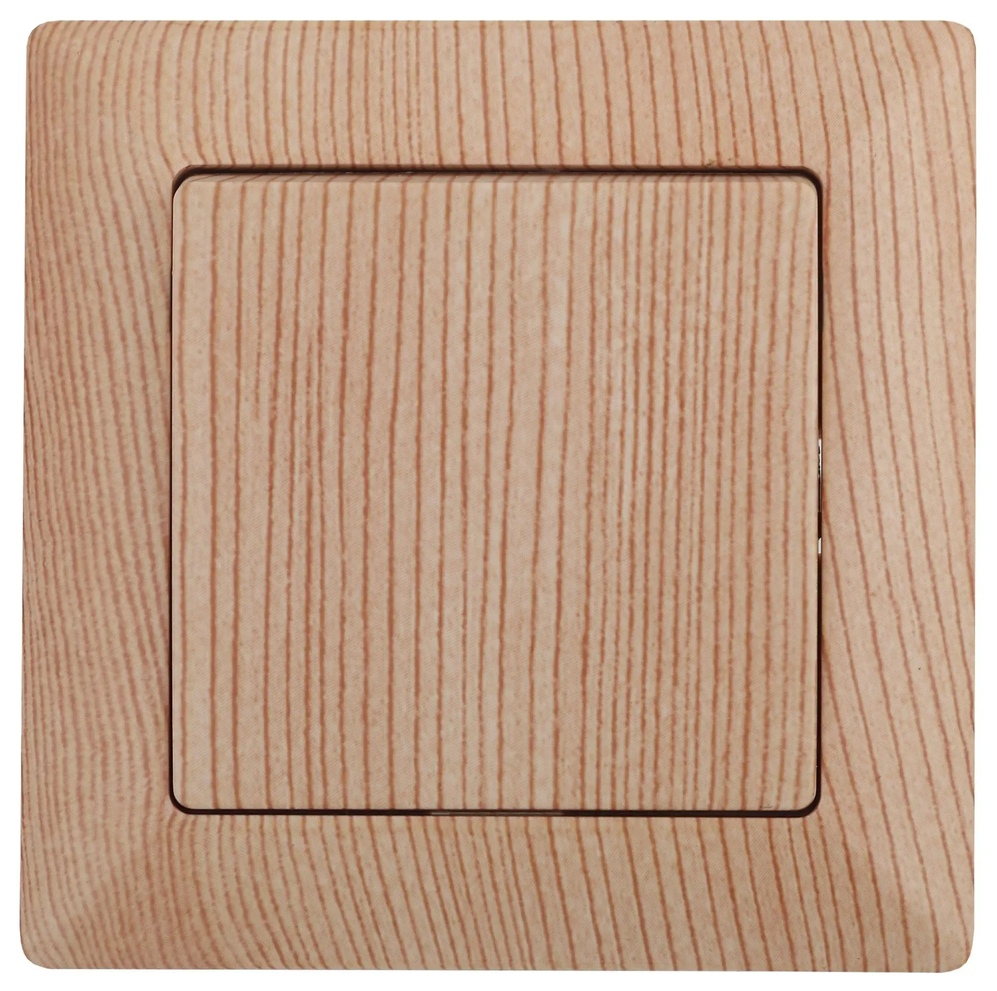 Выключатель Intro Solo 4-101-11 одноклавишный 10А-250В, IP20, СУ, сосна ЭРА Б0053555