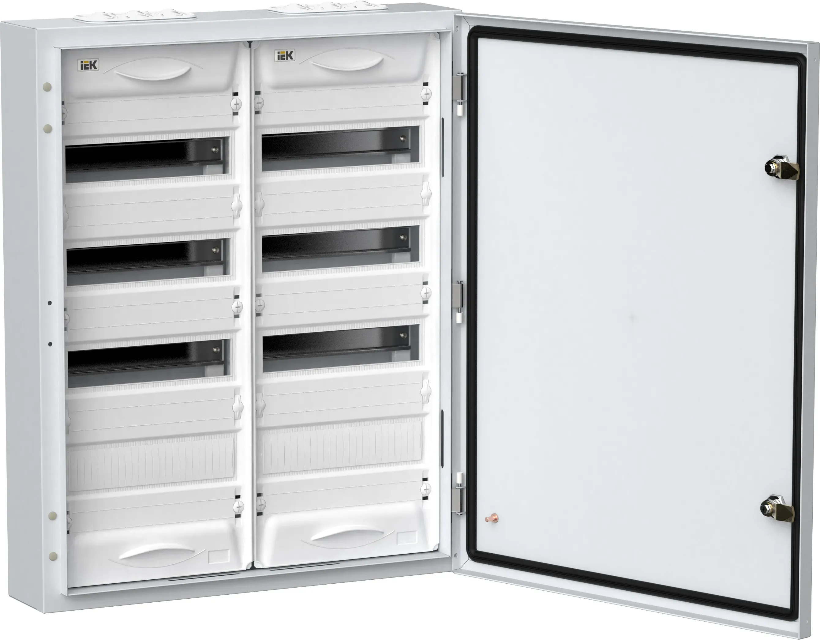 Titan 5 корпус металлический щрн-96 (2х48) 710х570х140 ip54 белый IEK TI5-50-N-2X048-54