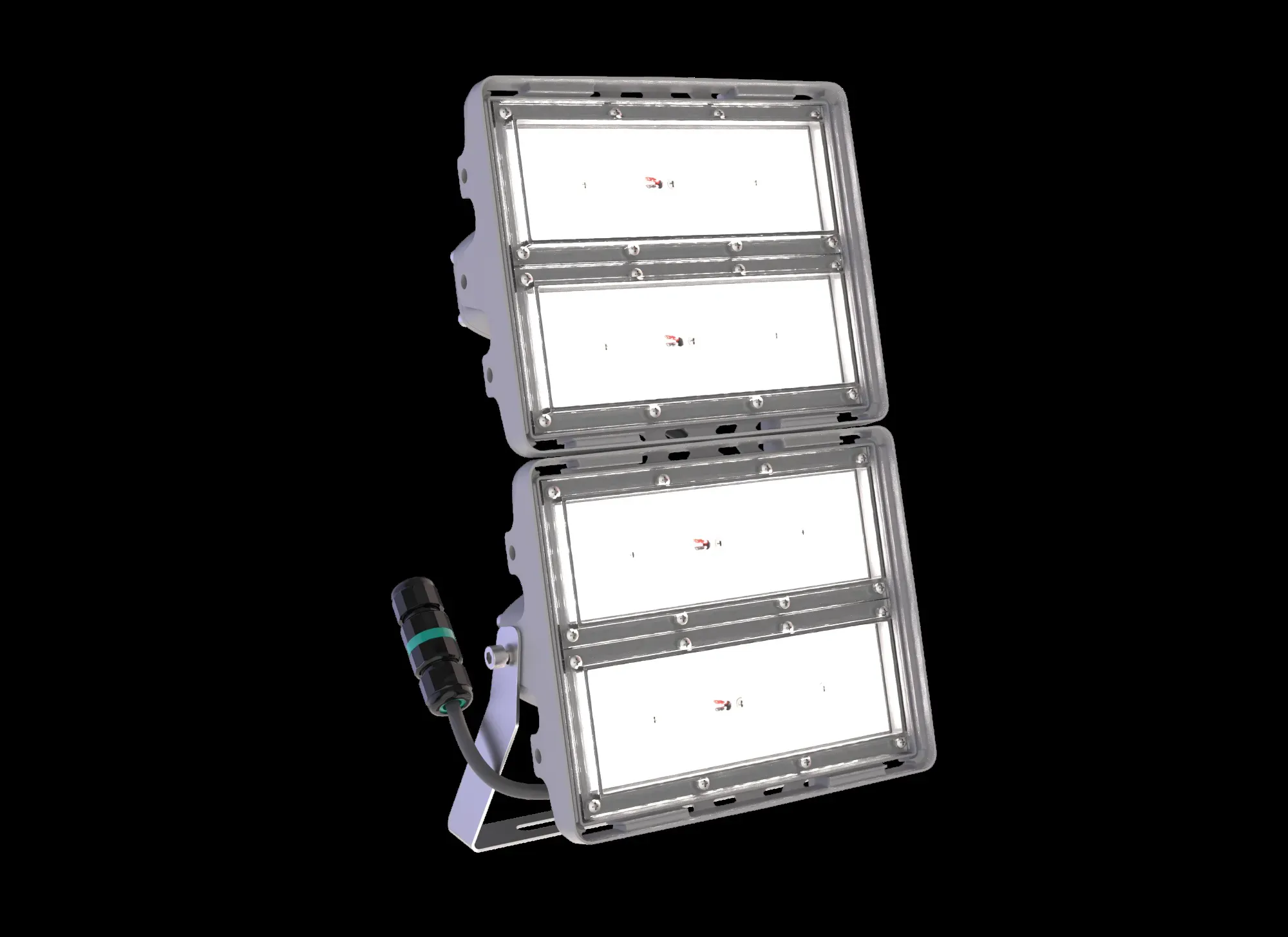 Светильник l-pixel 2/banner/100/д/840/(r5)/01/mt-km/i1-c2/220ac ip66 ral7035 LEDEL PX100-11216-123-182