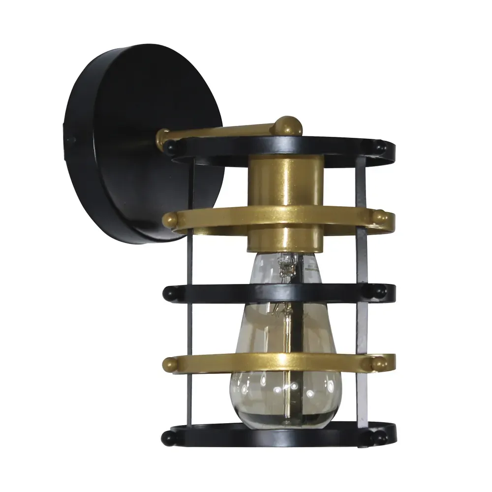 Светильник Абелла 511 черн. зол. НББ 01-60-169 Е27 ИМ настенный ЭЛЕТЕХ 1005405104