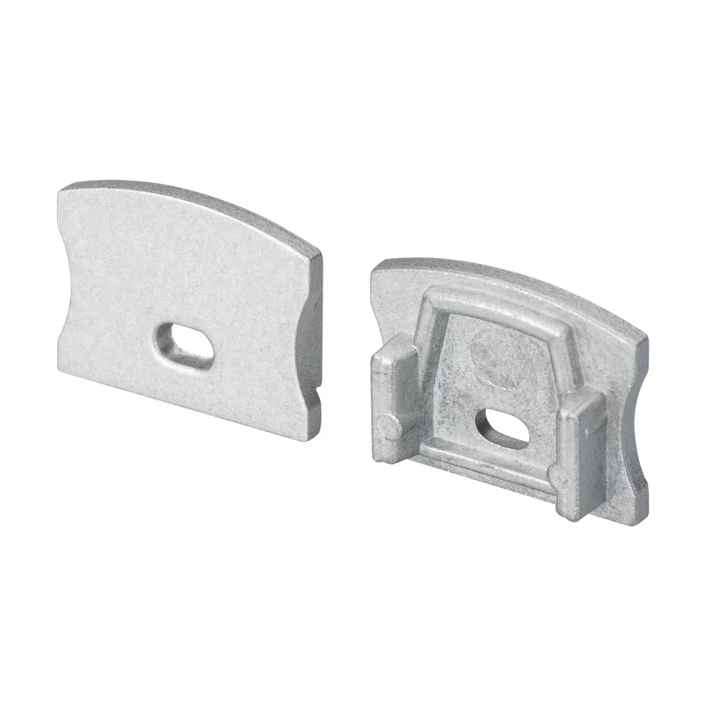 Заглушка для ALU-WIDE-H15 с отверстием (ARL, Металл) Arlight 023370