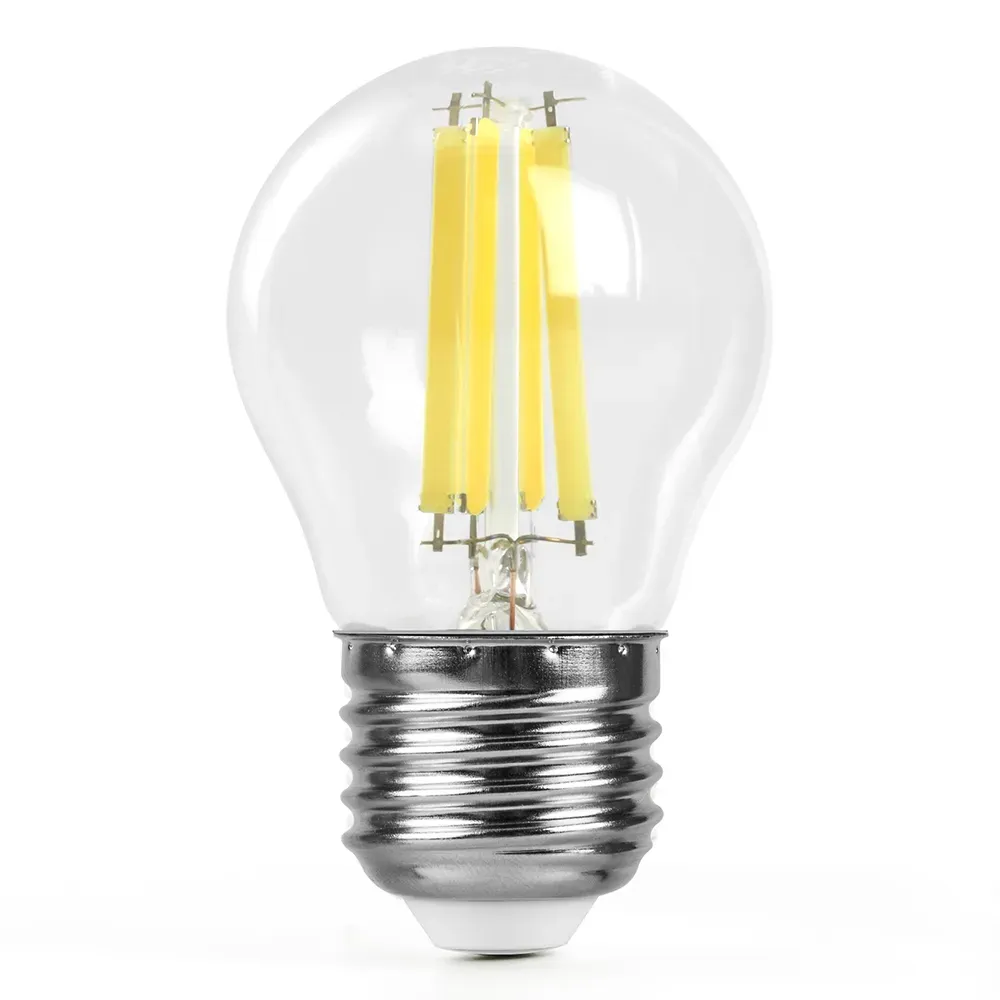 Лампа светодиодная LED 8вт Е27 дневной шар FILAMENT Feron.PRO