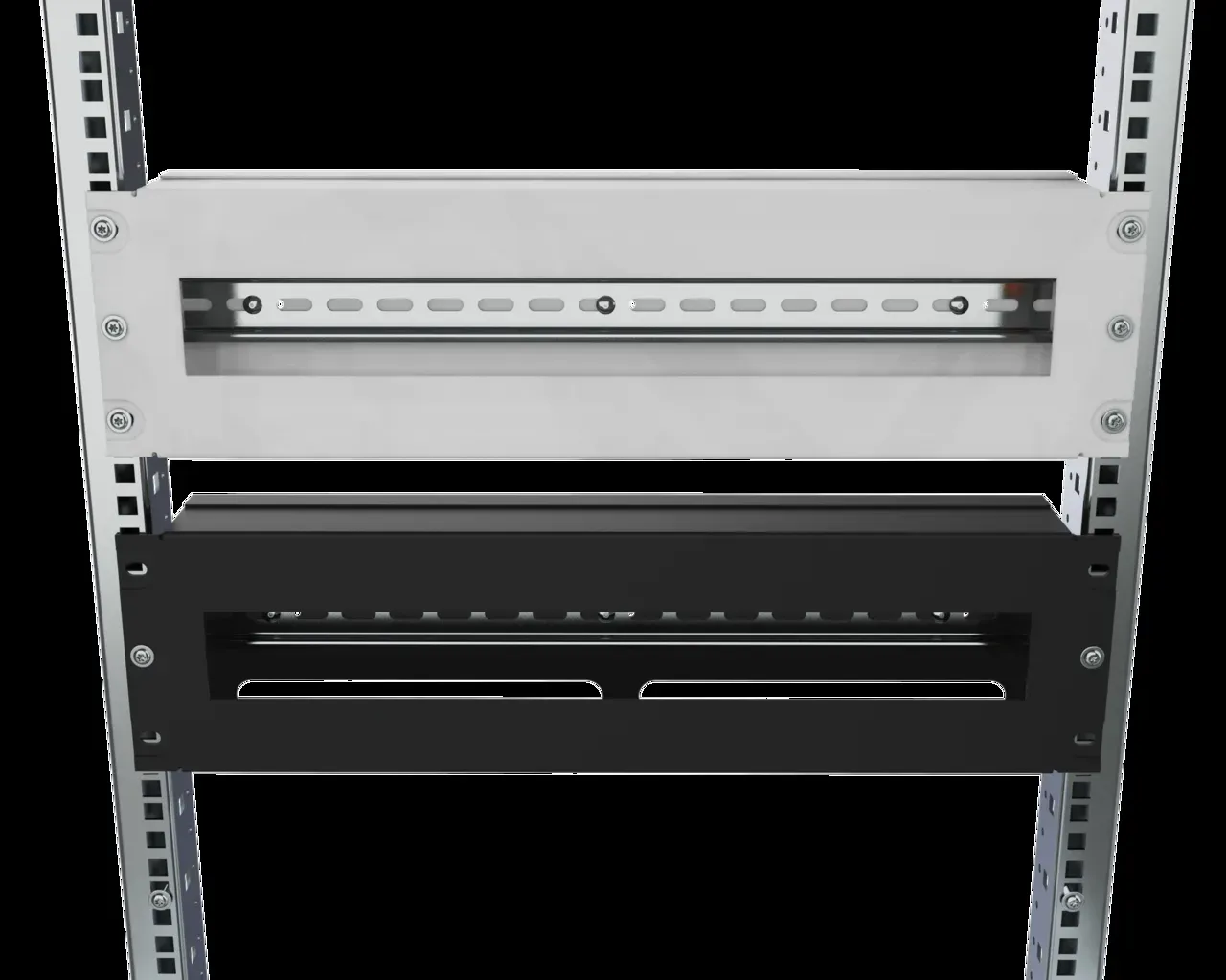 Корпус 3U c DIN-рейкой для 19-дюймового оборудования RAL 9005 УЗОЛА UR0100010400