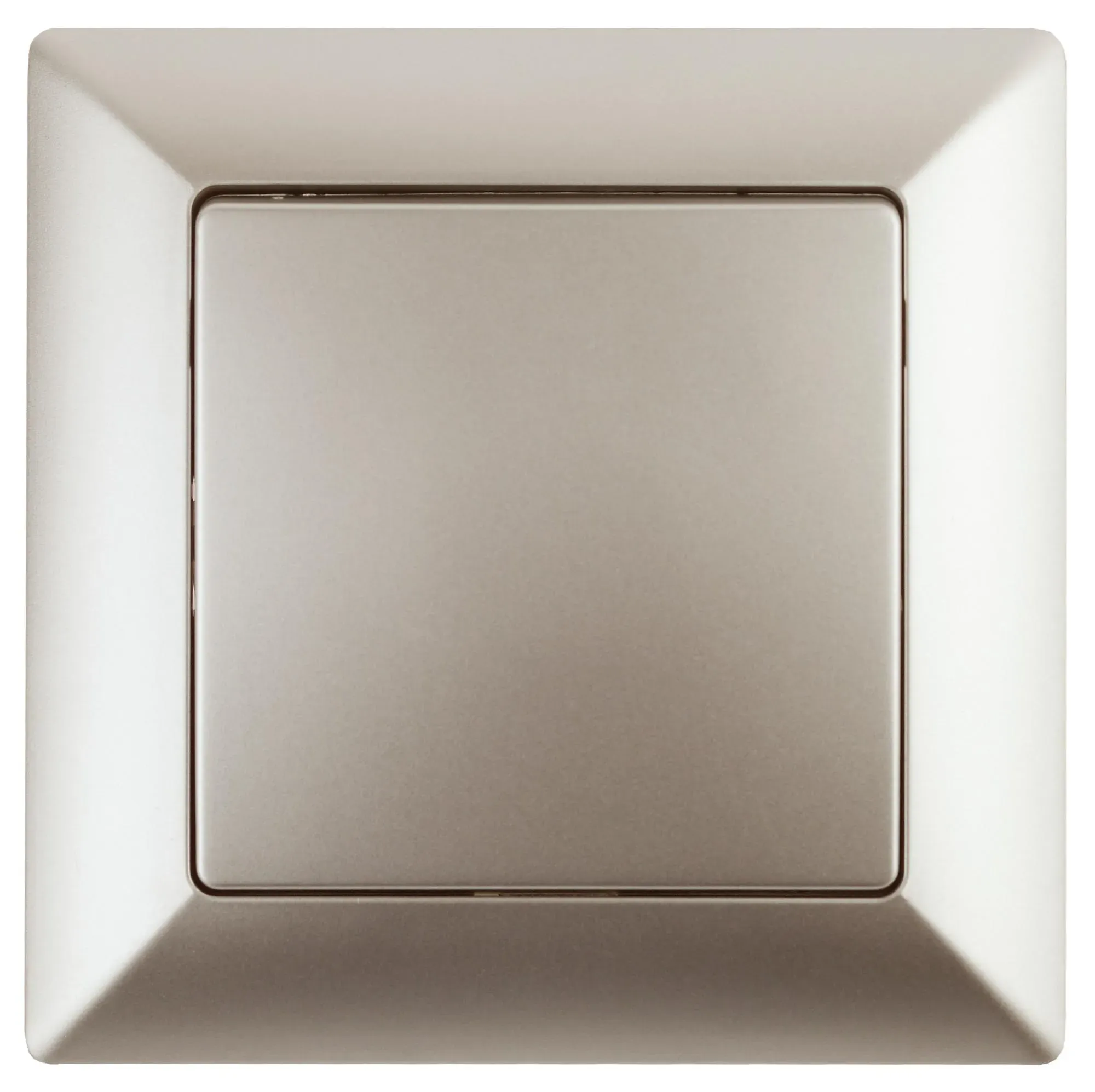 Выключатель Intro Solo 4-101-04 одноклавишный 10А-250В, IP20, СУ, шампань ЭРА Б0053546