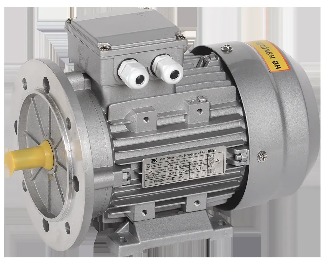 Электродвигатель трехфазный АИС 90L8 380В 0,55кВт 750об/мин 2081 DRIVE ONI (IEK) AIS090-L8-001-1-0720
