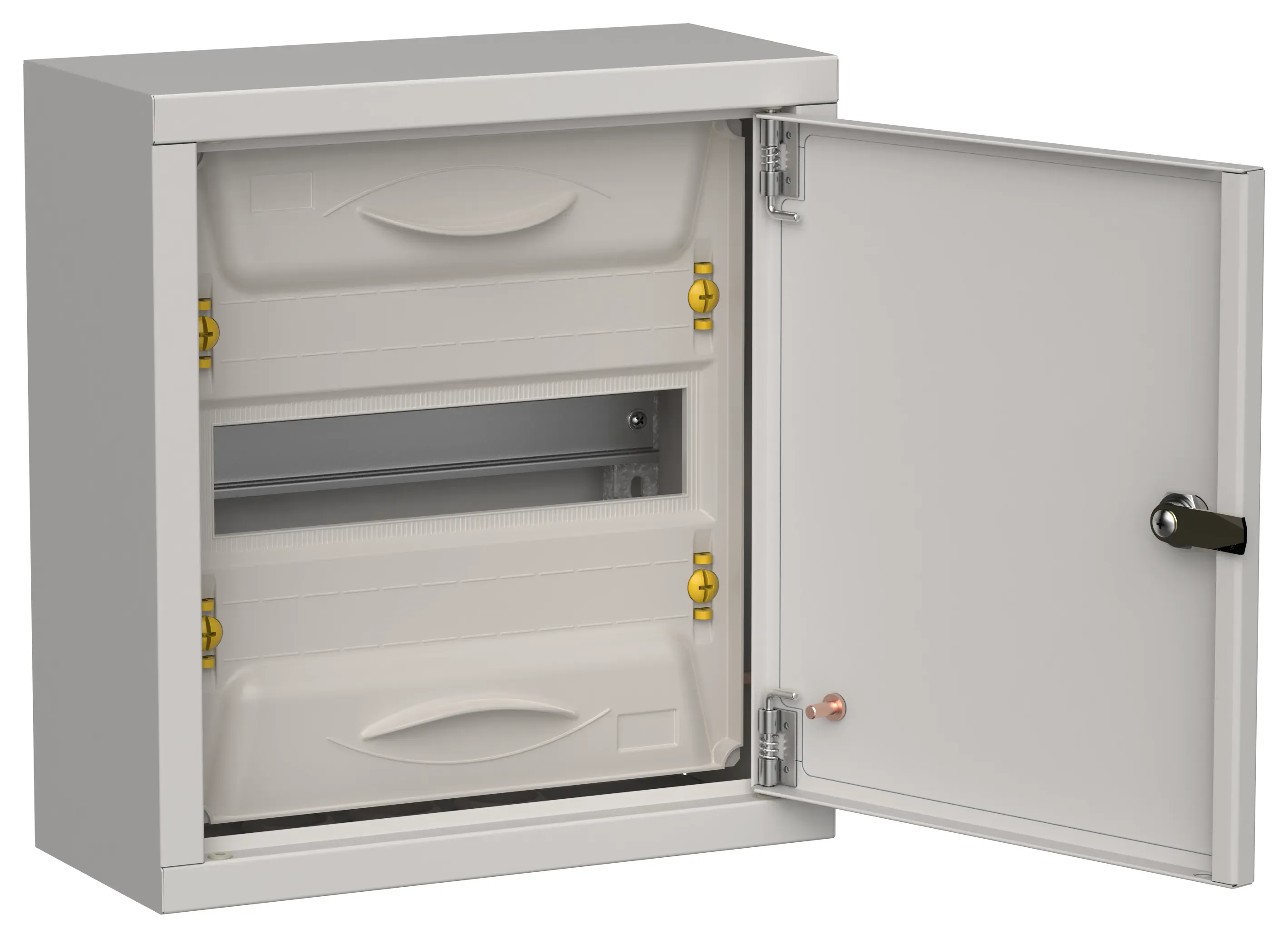 Titan 5 корпус металлический щрн-12 (1х12) 335х310х140мм ip31 серый (одна дверь) iek IEK TI5-50-N-012-31-7035