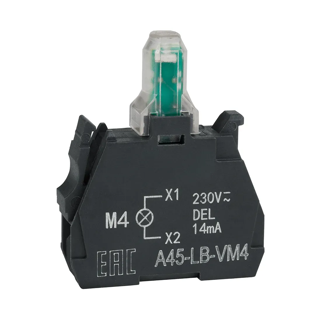 Световой блок OptiSignal D22 A45-LB-VM4 красный 230-240VAC ZBVM4 КЭАЗ Optima (от-ка) 332209
