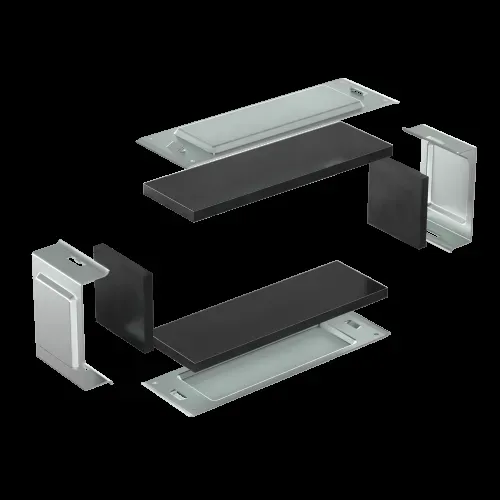 Комплект для обеспечения степени защиты IP44 в местах соединения секций лотков 500х80, цинк-ламель DKC SIP00850HDZL