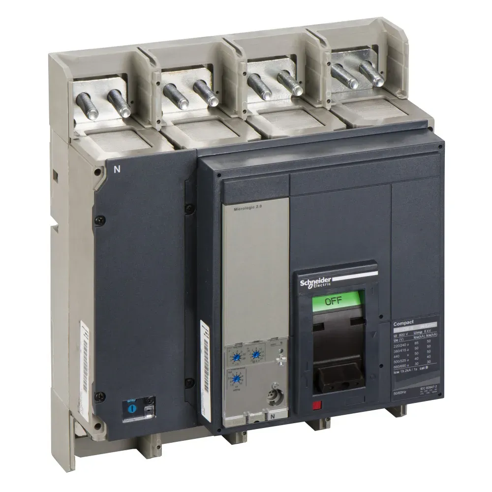 Выключатель NS1250 N 4p + MicroLogic 2.0 в сборе Dekraft 33480