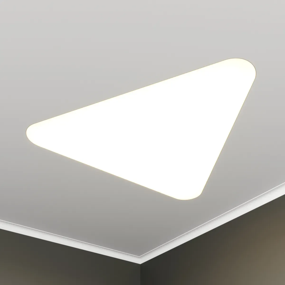 Светильник светодиодный RVE-LBX-TRIO-SOFT-630-V (Треугольник закругл. 630х564х100мм 29Вт встраиваемый 4000K Белый) RVElektro RVE00002850