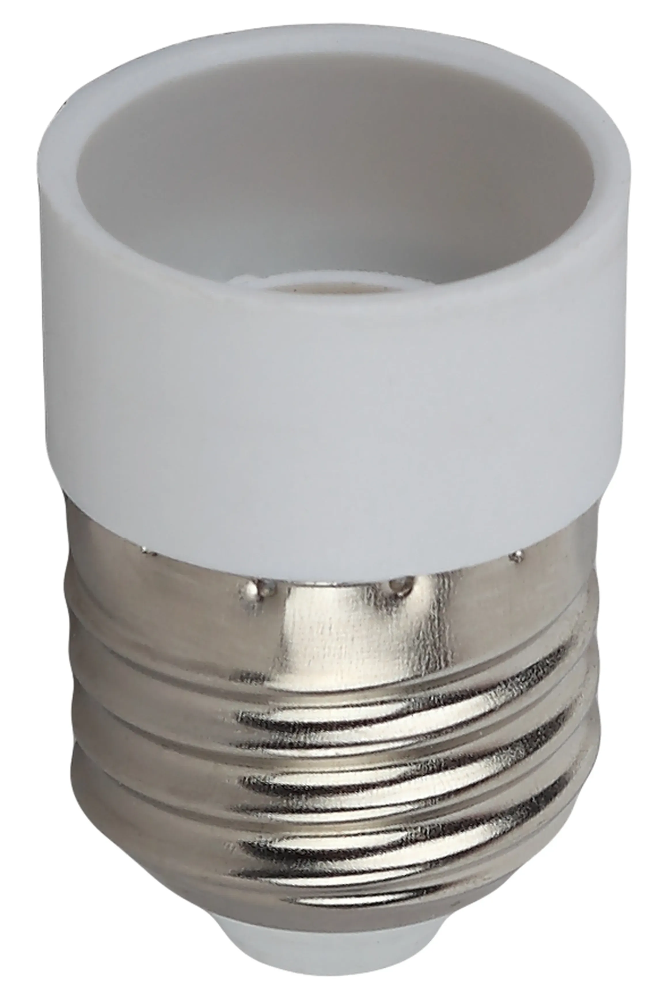 Переходник E27-E14, пластик, белый (50/400/9600) ЭРА Б0043745