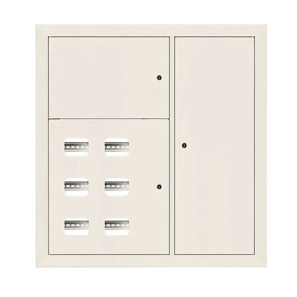 Щит этажный 6 кв. ral9001 (1000х950х150) ekf basic EKF MB28-V-6-R9001