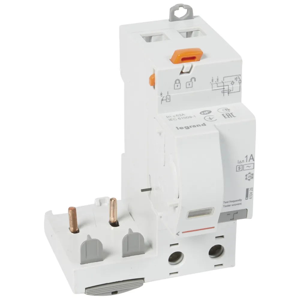 Блок дифференциальный  DX3 63А 2П 1000mА-АC-S LEGRAND 410426