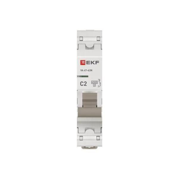 Автоматический выключатель 1p 2а (c) 4,5ka ва 47-63n ekf proxima EKF M634102C