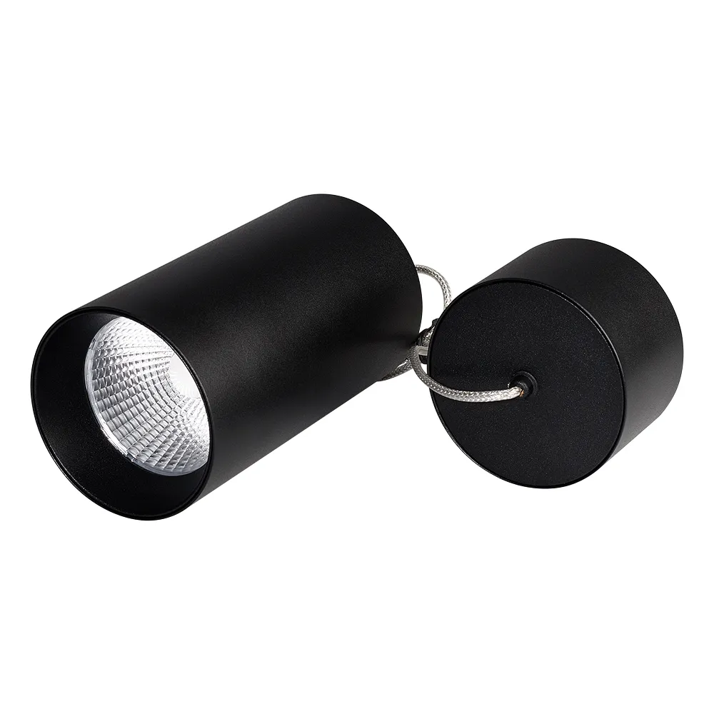 Светильник подвесной SP-POLO-R85-2-15W Warm White 40deg (Black, Black Ring) (ARL, IP20 Металл, 3 года) Arlight 022957