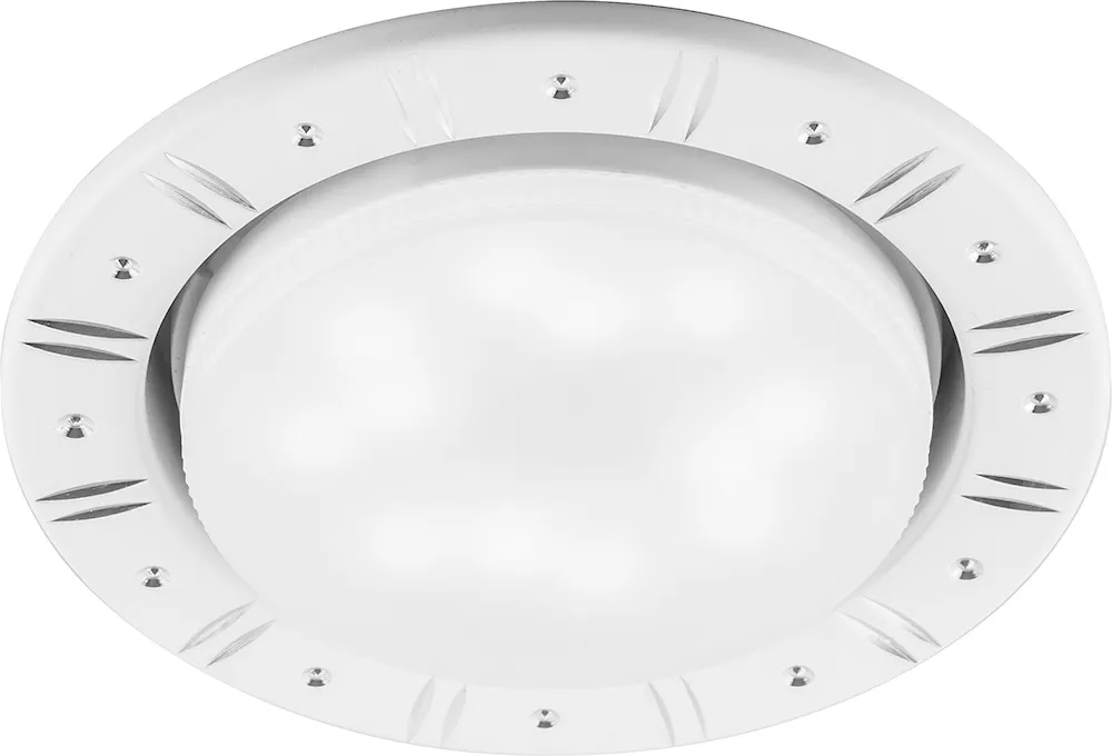 Светильник ДВО-15w GX53 без лампы белый FERON 29717