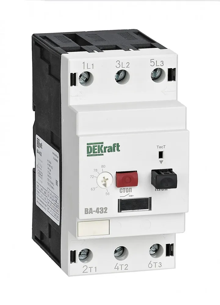 Авт. выкл. защ. двиг. 3P 25-40A 30кА ВА-432 SE (Dekraft) 21240DEK