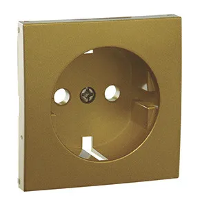 Efapel 90631 TDU Лицевая панель для розетки 2к+з, золото Efapel 90631 TDU