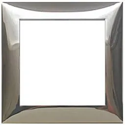 Ecoplast Рамка 2-постовая (блестящее серебро) LK60 Экопласт 864243