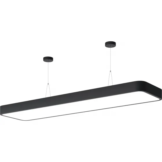 Светильник LED Geometria черный подвесной SPO-111-B-40K-060 Block 60Вт 4000К 7200Лм IP40 1200х300х60 (драйвер внутри) ЭРА Б0058855