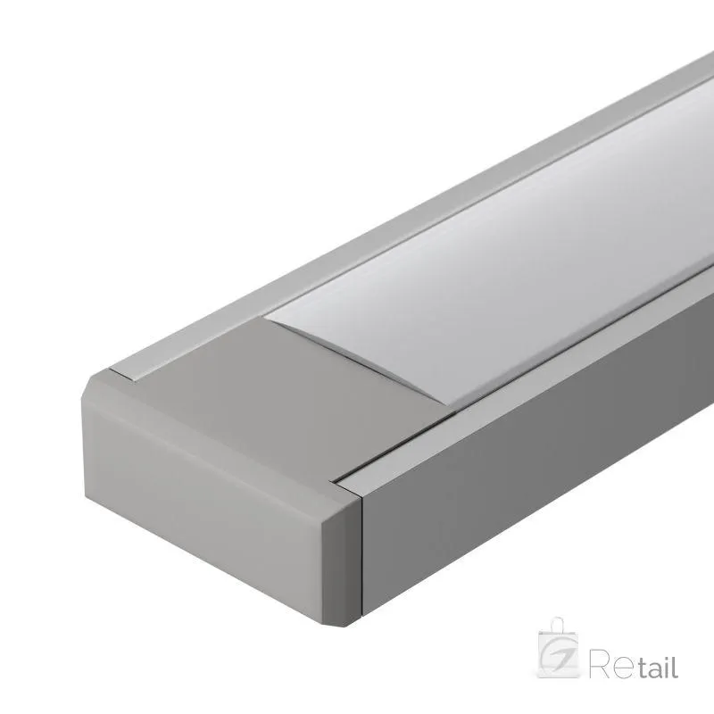 Профиль с экраном MIC-2000 ANOD+OPAL (ARL, Алюминий) Arlight 029024