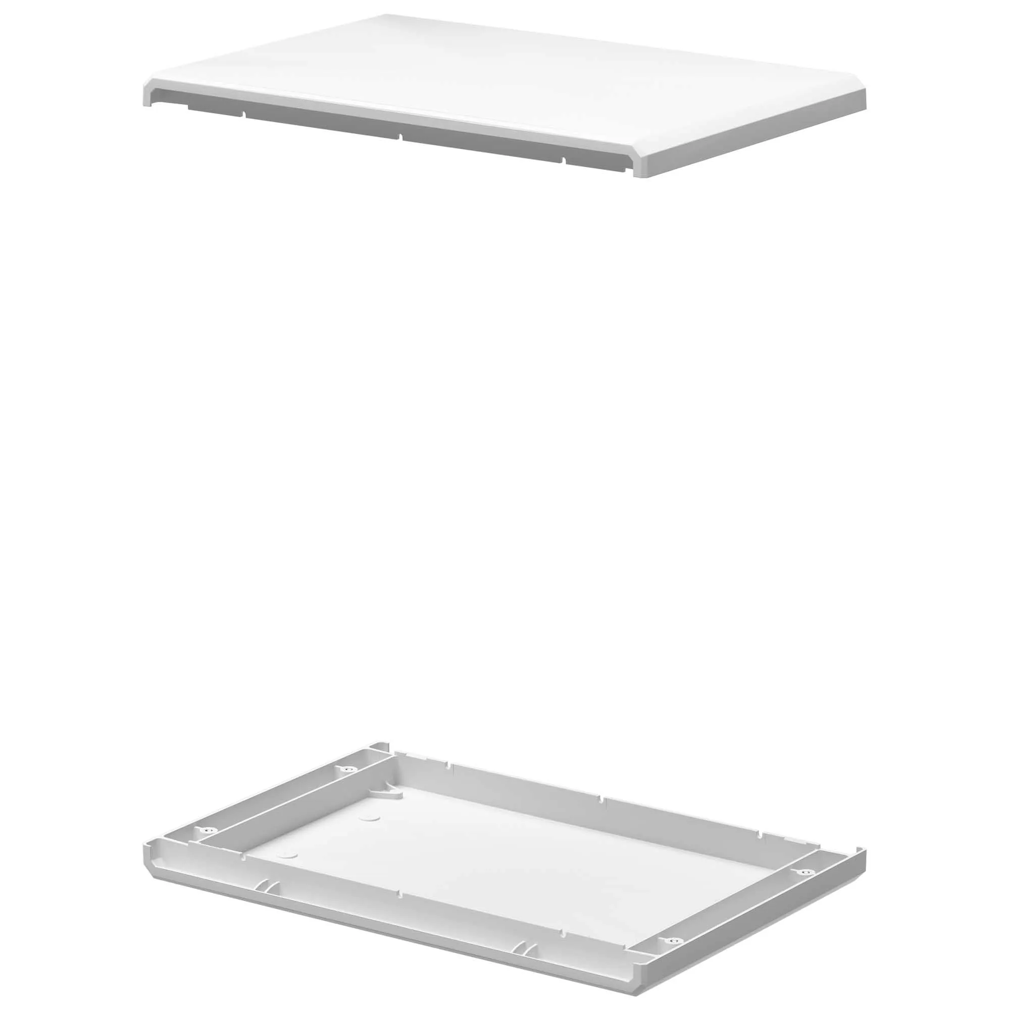 Комплект крыша и дно навесного шкафа Conchiglia Ш=580 мм, Г=330 мм DKC CN5KTB053W