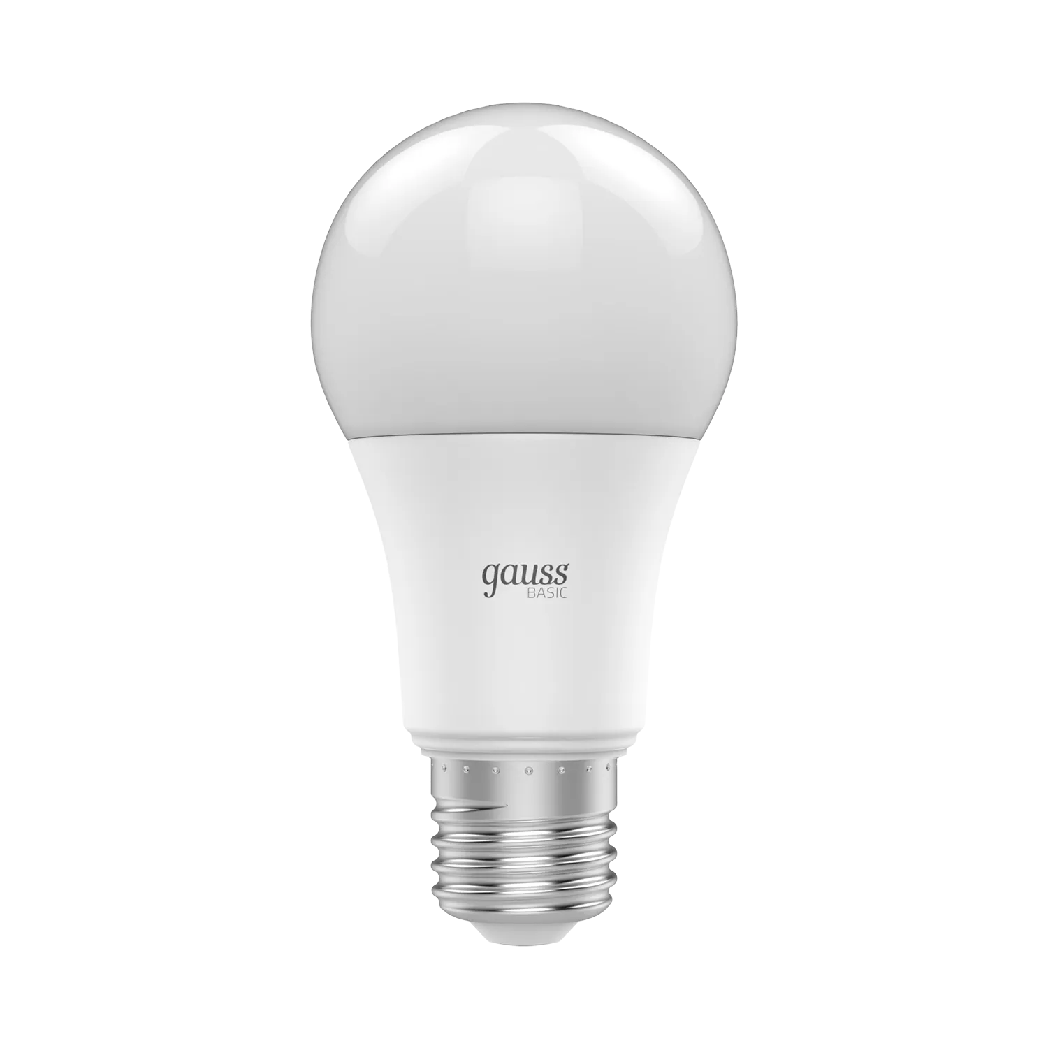 Лампа светодиодная led 13.5 вт 1300 лм 4100к ac180-240в e27 а60 (груша) нейтральный  basic gauss GAUSS 1023224