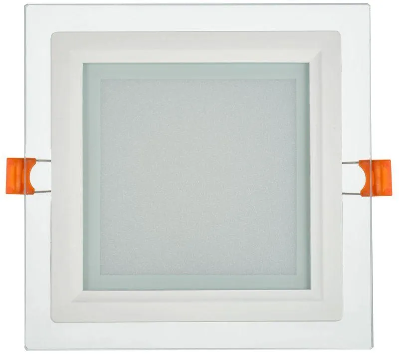 LIGHTING Светильник светодиодный ДВО 1624 со стеклом квадрат 12Вт 4000К IP20 IEK IEK LDVO0-1624-12-4000-K01