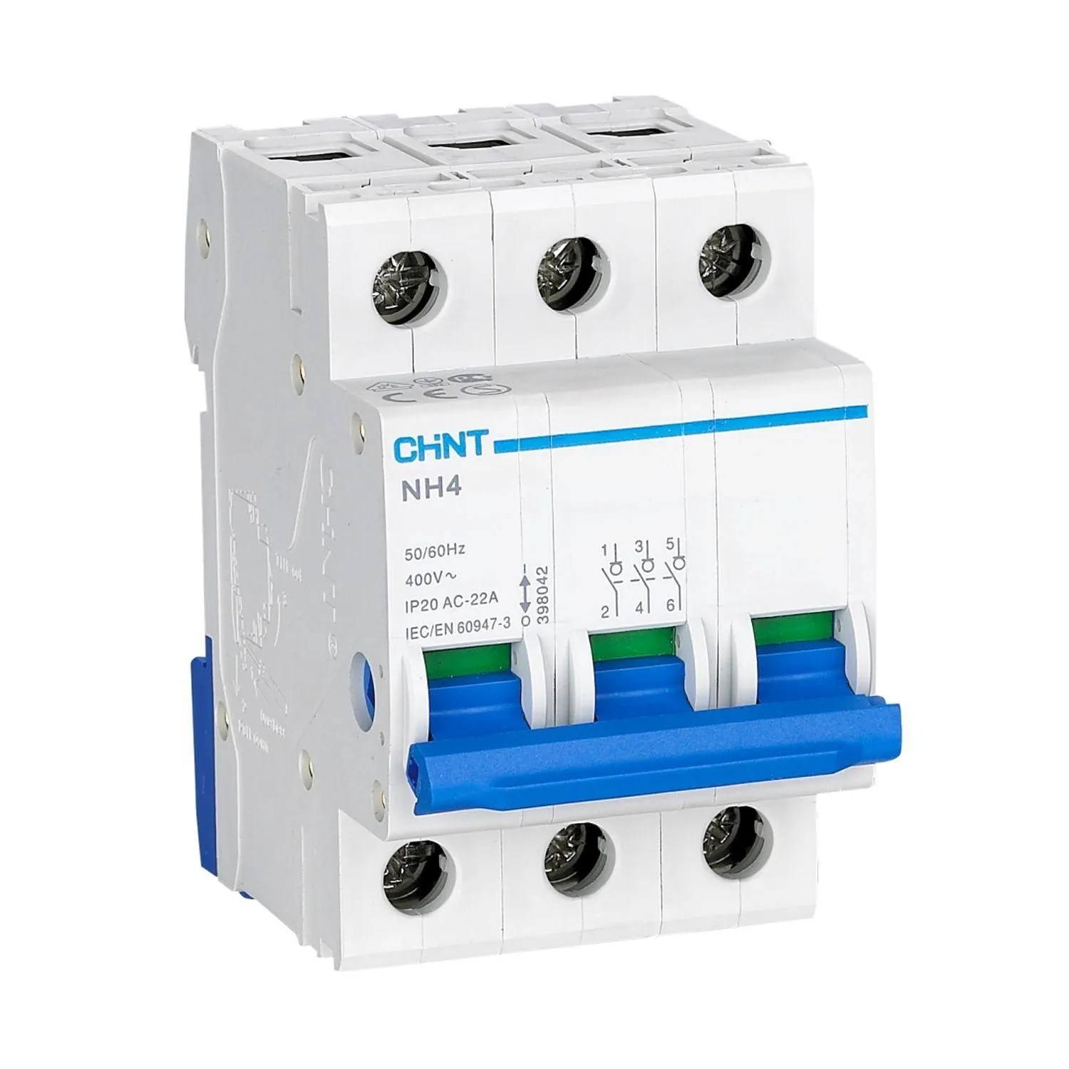 Выключатель нагрузки nh4 3p 32a (r) CHINT 398043