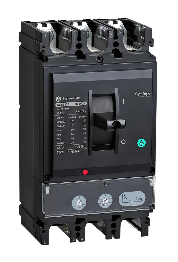 Автоматический выключатель в литом корпусе SYSTEMEPACT CCB400 150KA 3P3D TMD400 рычаг SE (Systeme) SPC400L400L3DF