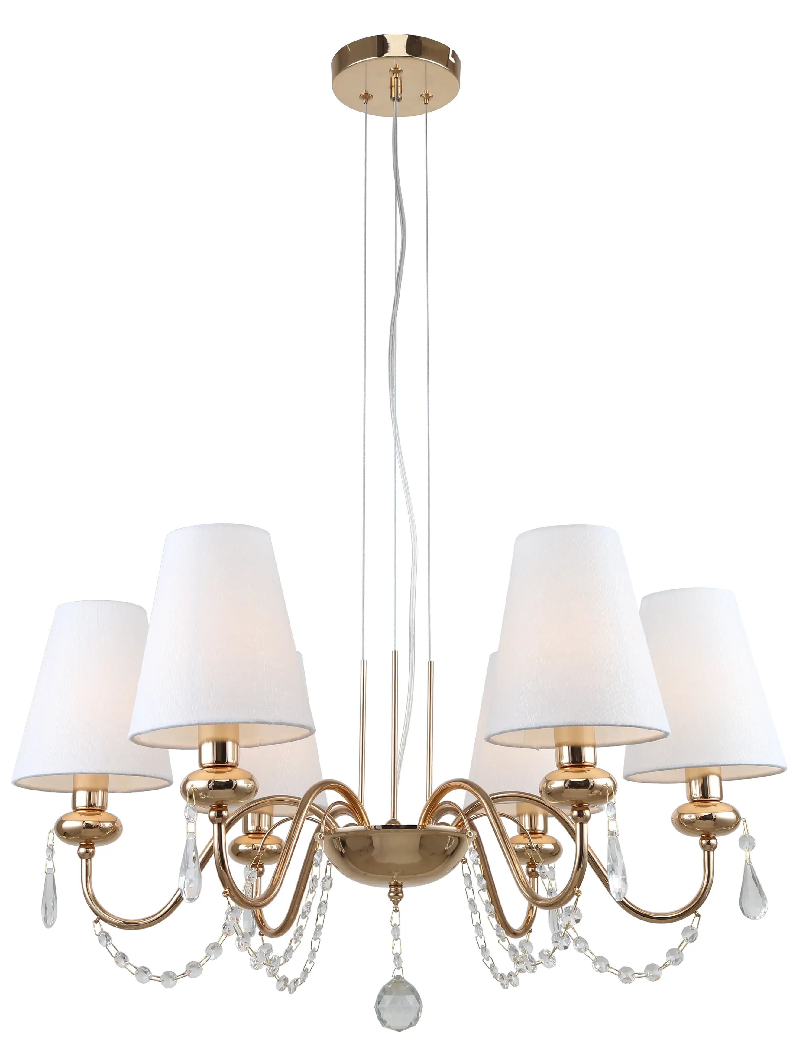 Люстра Becky 2066-306 6 х Е14 40 Вт классика Rivoli Б0055463