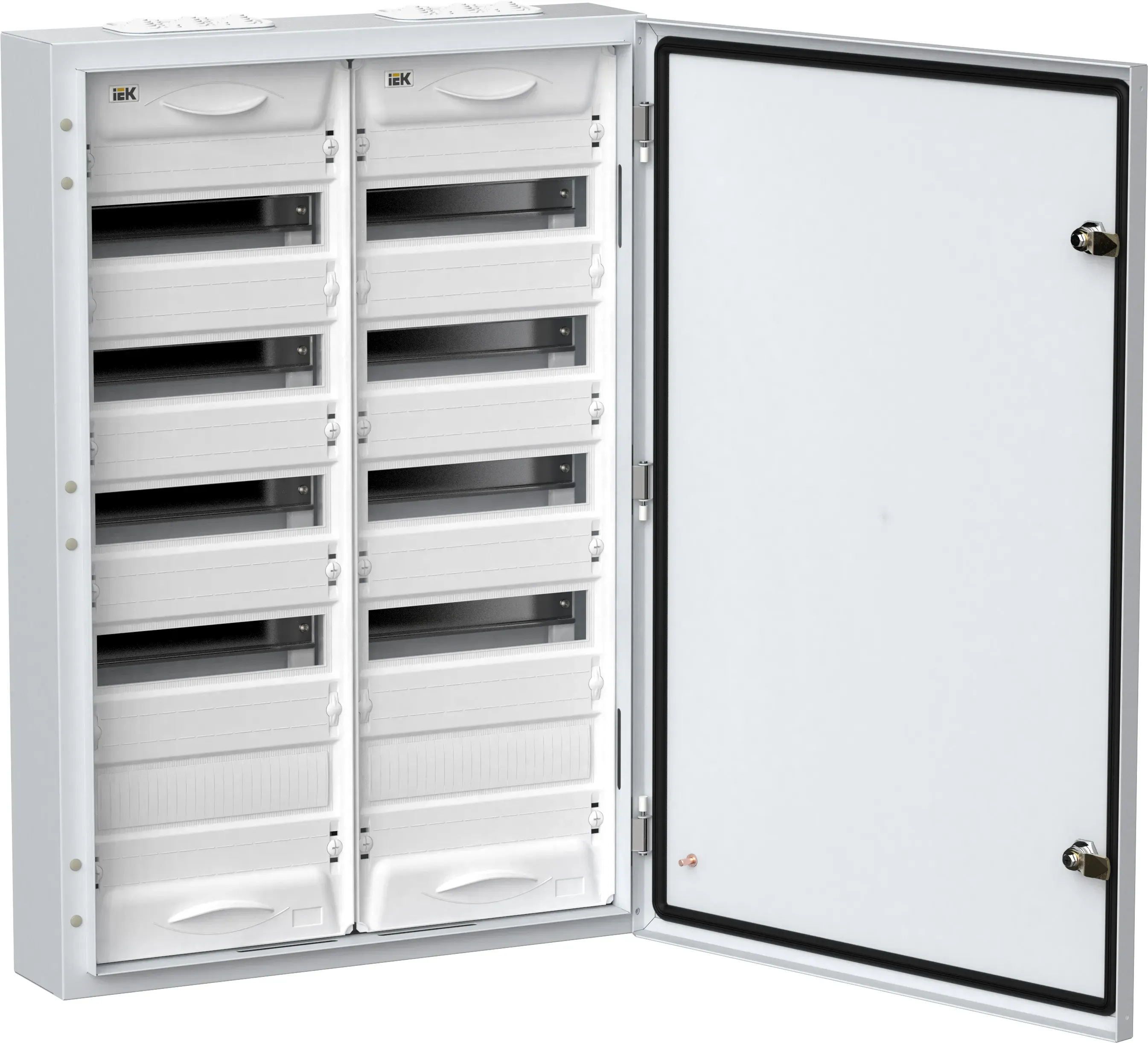 Titan 5 корпус металлический щрн-120 (2х60) 835х570х140 ip54 белый IEK TI5-50-N-2X060-54