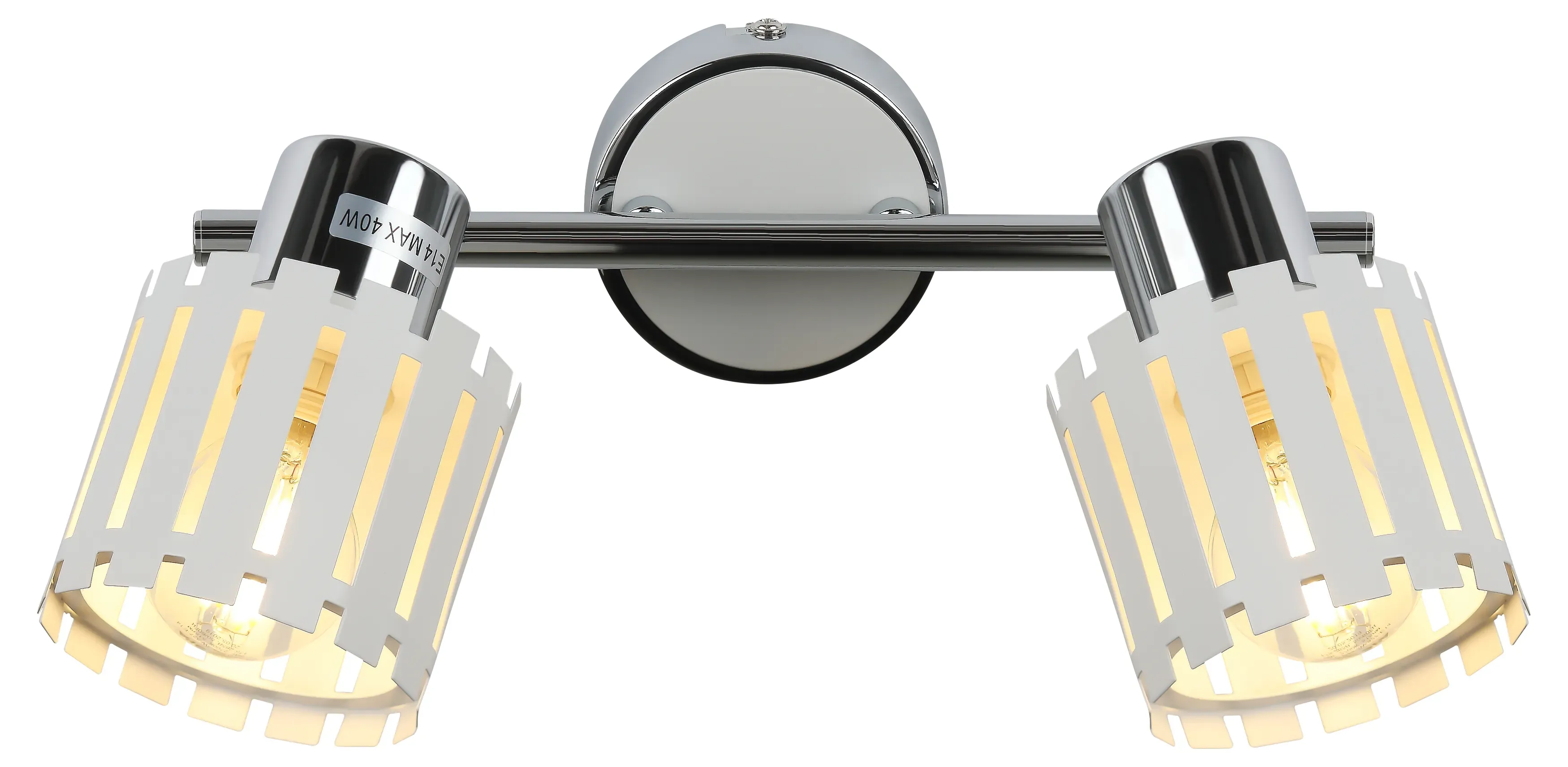 Светильник настенно-потолочный спот Liese 7027-702 2 x E14 40 Вт поворотный Rivoli Б0051972