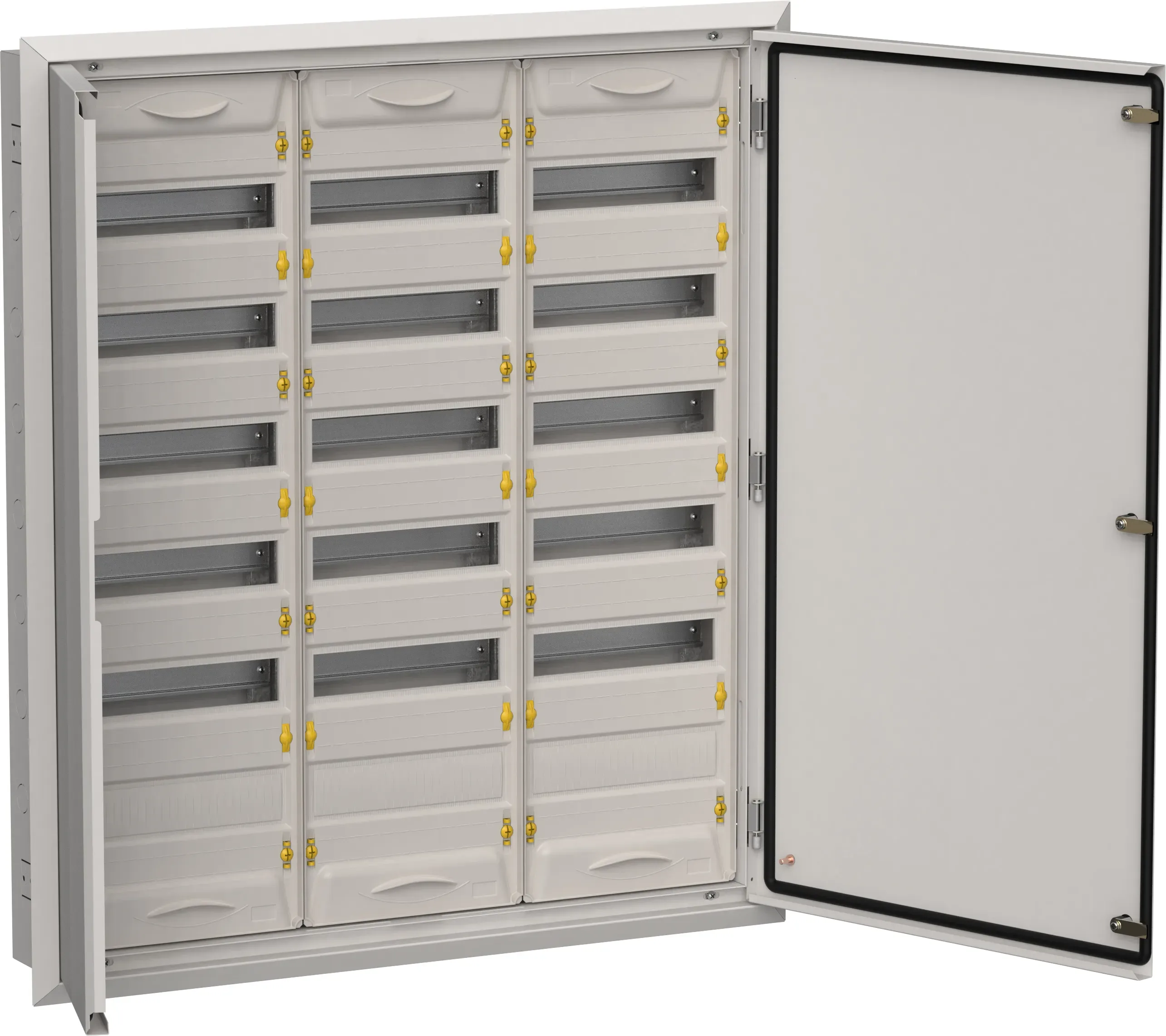 Titan 5 корпус металлический щрв-216 (3х72) 1005х885х130мм ip31 серый (две двери) IEK TI5-50-V-3X072-31-7035