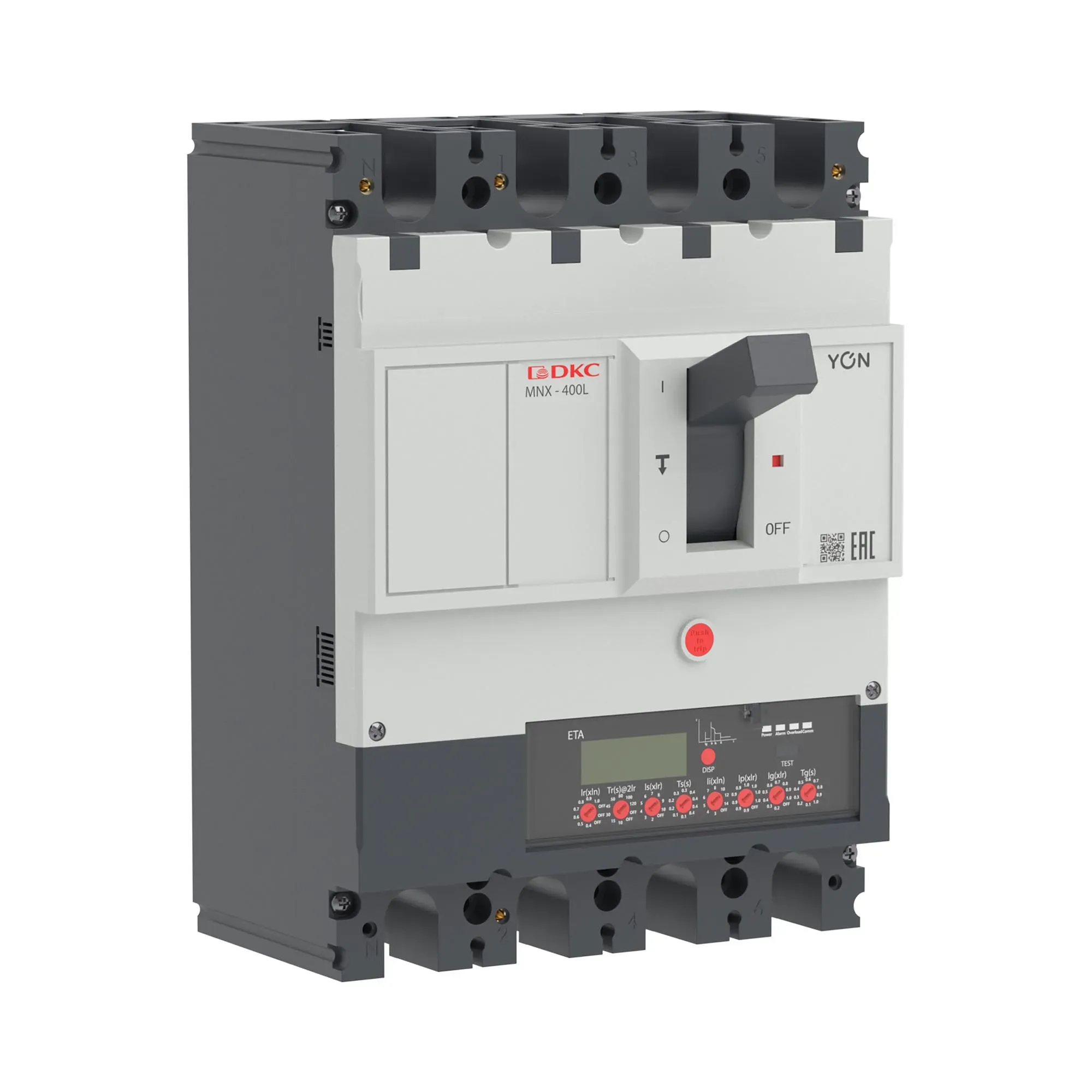Авт. выкл. yon pro mnx400l 4p 400a 70ka при ac415v расц. eta ДКС MNX400L4PETA0400