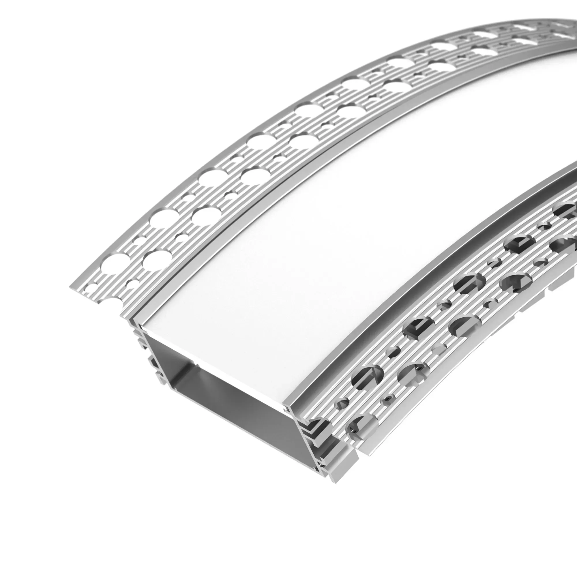 Профиль FANTOM-BENT-W49-TOP-2000 ANOD (Arlight, Алюминий) Arlight 046429