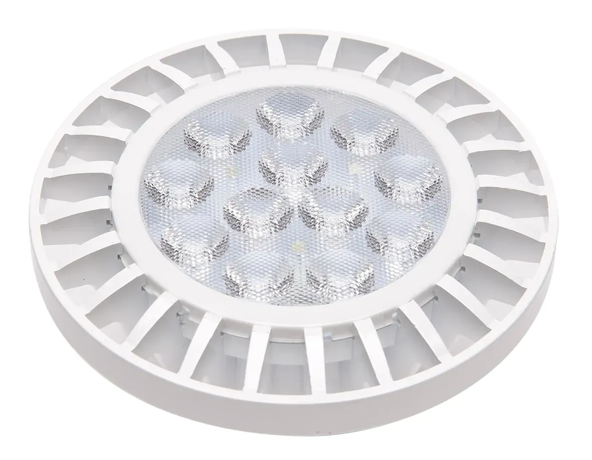 Лампа светодиодная LED 12Вт G53 800Лм 230V/50Hz теплый прозрачная JazzWay 1036155