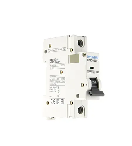 Автоматический выключатель hgd63p 1pmcs0000c 000251 полюс, 25а, ток к.з. 10ka, хар-ка c (standard) ЭЛКОМ 13.04.001016