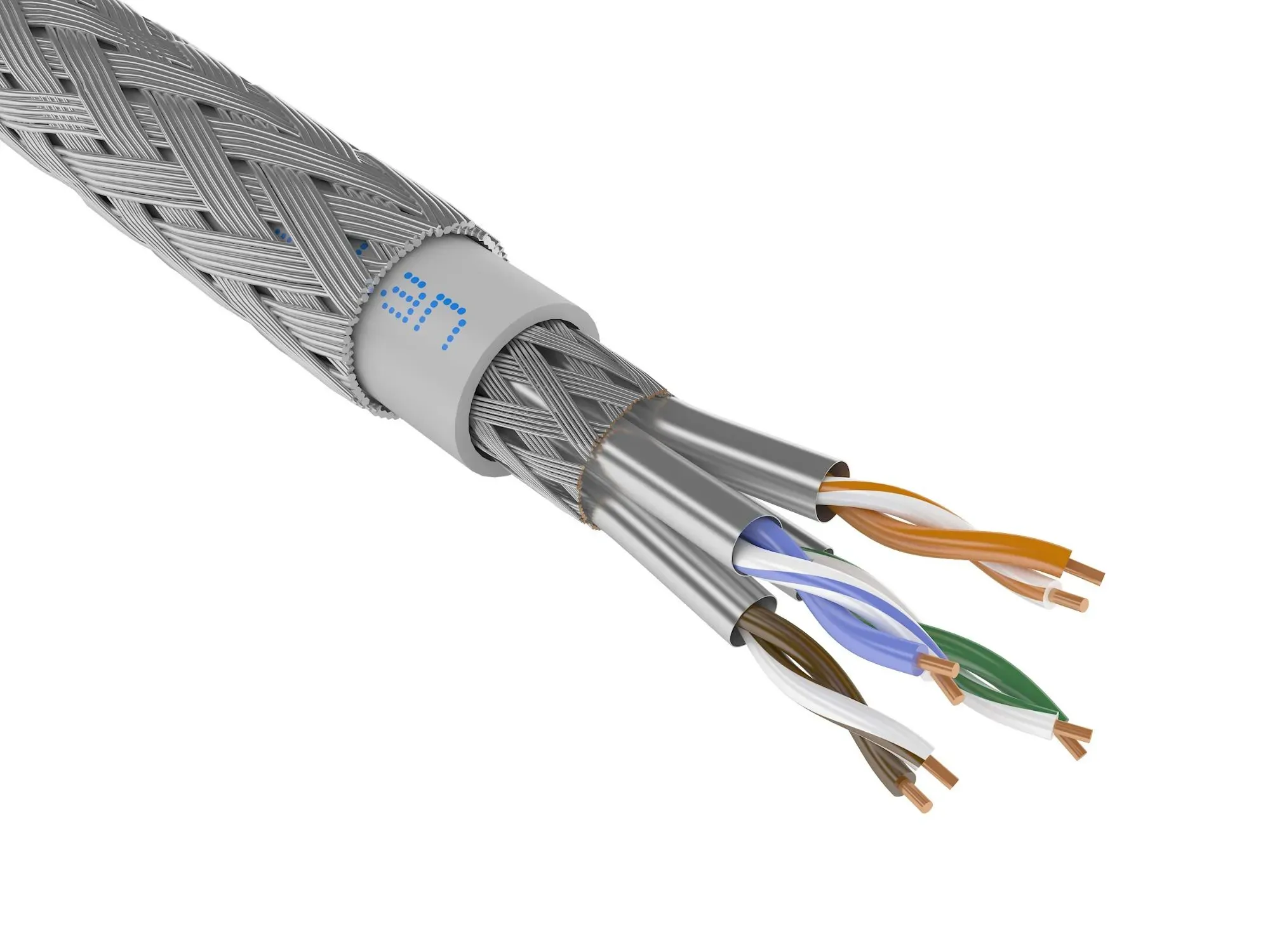 Кабель (провод) ParLan ARM S/FTP Cat6A PVC 4х2х0,57